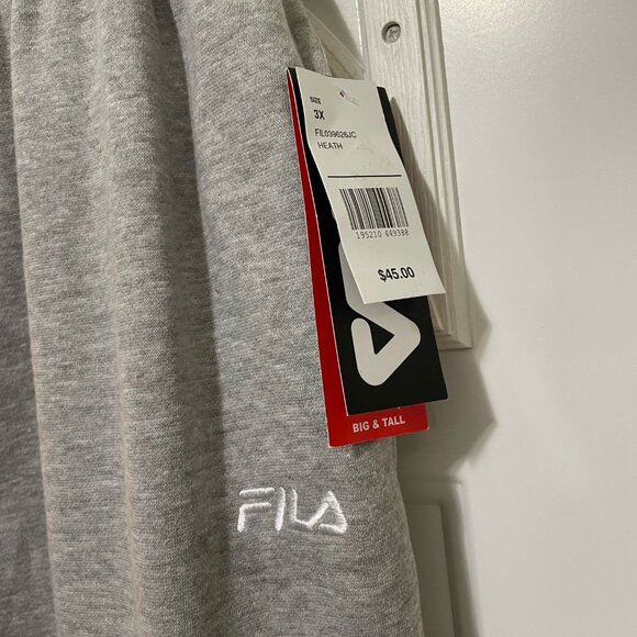 FILA Gray Sweatpants NWT 3XL Big & Tall - Picture 3 of 7